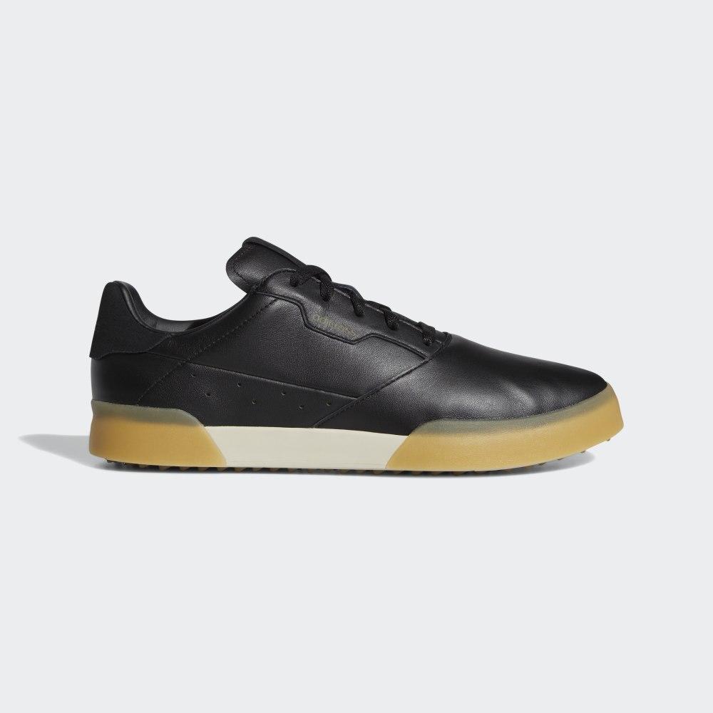 Pantofi Golf Adidas Adicross Retro Barbati Romania - Negrii/Aurii Metal/Maro EE9163